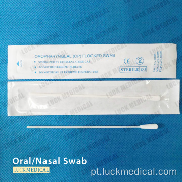 Coleção de células descartáveis ​​Swab Flocked Rayon Tip